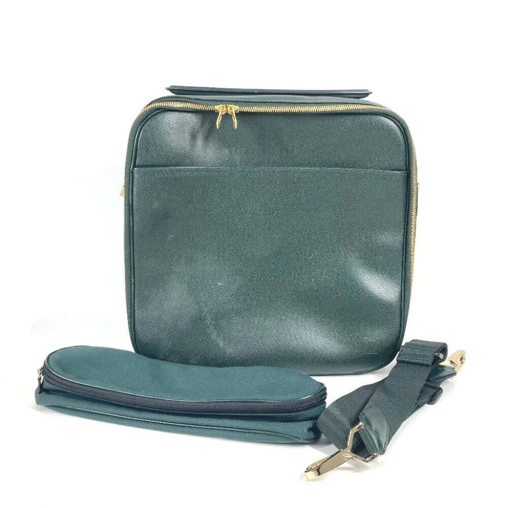 LOUIS VUITTON Taiga Tula Crossbody Handbag 2WAY Bag Shoulder Bag